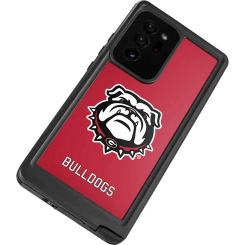 University of Georgia Bulldogs Logo Galaxy Note20 Ultra 5G Waterproof Case